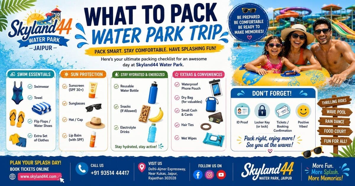 What to Pack for a Water Park Trip: The Ultimate Checklist